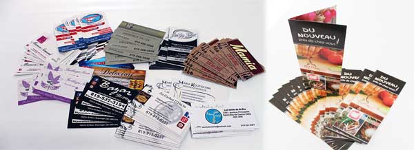 Carte d’affaire (pour tous les goûts et budget)